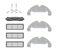 Dreame Kit Accessori per robot D10 Plus Gen2 Include 3x Panni mop, 3x Filtri, 2x Spazzole laterali, 1x Spazzola principale, Accessori originali Dreame