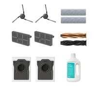 DREAME Kit Accessori per Robot Aspirapolvere Aqua10 Ultra Track Complete, Include 1 HyperStream DuoBrush, 2 Spazzole Laterali, 2 Filtri, 2 Sacchetti Raccoglipolvere, 2 Mop a Cingolo, Detergente da 1l