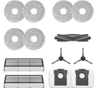 Dreame Kit Accessori per robot L10s Pro Ultra, Include 1x Spazzola principale, 2x Spazzole laterali, 2x Filtri antipolvere, 2x Sacchetti per la raccolta polvere, 6x Panni mop (3 Paia)