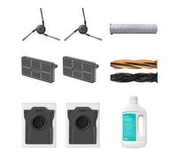DREAME Kit Accessori Robot Aspirapolvere Aqua10UltraRoller Complete e Aqua10 Roller, 1 HyperStream DuoBrush, 2 Spazzole Laterali, 2 Filtri, 2 Sacchetti Raccoglipolvere, 1 Mop a Rullo, Detergente da 1l
