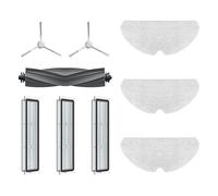 DREAME Kit di Accessori per Robot aspirapolvere D10s, Include 2X Spazzole Laterali, 3X Filtri Antipolvere, 3X Panni Mop, 1x Spazzola Principale, Accessori Originali