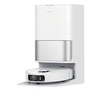 DREAME L40 Ultra AE Robot Aspirapolvere Lavapavimenti, Aspirazione 19.000 Pa, Auto-Pulizia dei Moci con Acqua Calda a 75°C, Diverse Spazzole e Moci Flessibili, Svuotamento Automatico