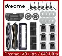 Dreame L40 ultra / X40 Ultra Robot Aspirapolvere Accessori Sacchetti per la polvere Mop Spazzole laterali principali Panni Filtri HEPA Pezzi di ricambio