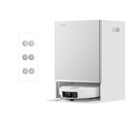 DREAME Matrix10 Ultra Robot Aspirapolvere e Lavapavimenti, Superamento Ostacoli 8 cm, Aspirazione 30.000Pa, Auto-svuot/Riemp, Autopulizia Moci, 0 Grovigli, Rileva 240+ Ostacoli, Controllo Vocale