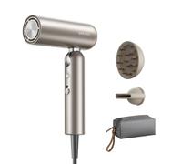 DREAME Pocket Pro - Asciugacapelli ad alta velocità, 3 forme pieghevoli, 300 g, motore 110.000 giri/min, 300 milioni di ioni negativi/cm³, costante 57 °C, asciugatura NTC 40s, a basso rumore