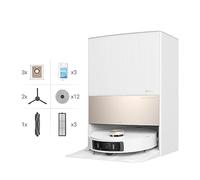 dreame Robot aspirapolvere L20 ultra completo con mocio, robot aspirapolvere 7000Pa con tecnologia MopExtend, prevenzione degli ostacoli AI, lavaggio automatico del mocio, asciugatura ad aria