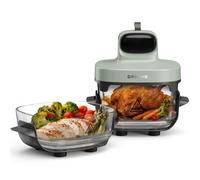 DREAME Tasti Friggitrice ad Aria in Vetro Portatile 5 in 1, 2,5 L + 4,5 L | 2 Ce