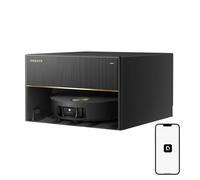 DREAME X50 Master Robot Aspirapolvere con Stazione Base Compatta da 24,9 cm, Stazione Base 8 in 1, Sistema di Superamento Ostacoli Efficace, Aspirazione Fino a 20.000 Pa, Spazzola Antigrovigli