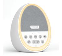 Dreamegg Nite 4 Macchina Rumore Bianco, Portatile Rumori Bianchi per Neonato con 14 Suoni Rilassanti, Macchina Rumori Bianchi Ricaricabile USB-C con Luci Notturne, Presa per Cuffie, Regali Neonati