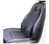 Dreamer Car Supporto lombare per auto con 2 cinghie, progettato per auto Seatity Memory Foam Back Support Cushion for Car with Ergonomic Streamline Designed for Back Pain ReliefBlack