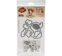 DreamerlandCrafts Chiaro Timbro e Die Set 10,2 x 10,2 cm