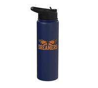 Dreamers Monarca Farfalla Diritti Immigrati Grunge Stainless Steel Insulated Water Bottle