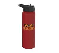 Dreamers Monarca Farfalla Diritti Immigrati Grunge Stainless Steel Insulated Water Bottle