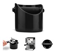 Dreamfarm Grindenstèin Robusto, Compatto, Moderno Salvaspazio Espresso Coffee Grind Knock Box - Nero