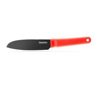 Dreamfarm Kneed - Coltello da taglio, spargimento e paletta con taglierina integrata in plastica e coperchio protettivo, colore: rosso