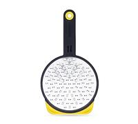 Dreamfarm Ograte - Grattugia doppia per alimenti e verdure, media, con gancio antiscivolo e piede, 3 mm, colore: giallo