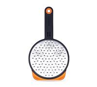 Dreamfarm Ograte Grattugia per Alimenti e Verdure a Doppio Lato con Gancio e Piede Antiscivolo - Grattugia Grossa 6mm, Arancione