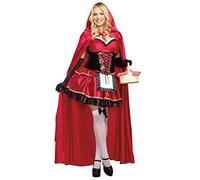 Dreamgirl- Plus Size Little Red Riding Hood Cappuccetto Costume Piccolo Rosso, Colore, XXXL-XXXXL, 9477X