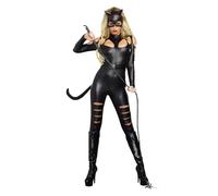 Dreamgirl Gatto Fight Catwoman Dc Comics Supereroe Donna Costume Halloween 9959
