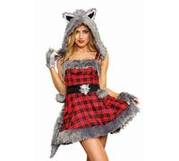 Dreamgirl Grande Bad Wolf Pelo Animali Sexy Adulto Donna Halloween Costume 11182