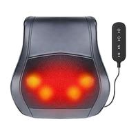 Dreamhigh Massaggiatore cervicale con funzione termica, 3 livelli di intensità, 4 testine massaggianti, 37,6 x 33,5 cm