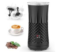 Dreamhigh® Montalatte Elettrico Cappuccino 4 in 1, 400W Cappuccinatore Elettrico Rivestimento Antiaderante, Schiuma Latte Elettrico con 2 Agitatori, per Macchiato, Latte, Cacao Caldo-240ML