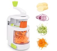 Dreamhigh® Spiralizzatore di Verdure, 4 In 1 Taglia Zucchine Spaghetti con Contenitore di Raccolta, Senza BPA, Spaghetti di Zucchine Attrezzo per zucchine, Cetriolo, Patate, Cipolla