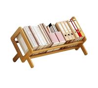 Dreamhousey Desktop Student - Piccola libreria in bambù e legno, libreria e studio (colore legno, L), 001dsgsdg