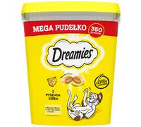 DREAMIES Mega Box 350 g - alimento complementare per gatti adulti, con delizioso formaggio