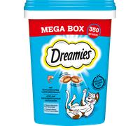 Dreamies Mega Box di Snack per Gatti - Salmone - 350 g