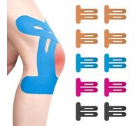 Dreamil 10 nastri kinesiologici per ginocchia, kinesiotapes pretagliati per ginocchia che allevia il dolore al ginocchio, adatto per corsa, ciclismo e sport fitness (multicolore)