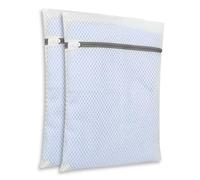 Dreamil Sacchetti per la biancheria, 2 pezzi, in rete resistente, con chiusura lampo, per la biancheria, da viaggio, per evitare deformazioni e pieghe, per maglioni, camicie, biancheria intima (3