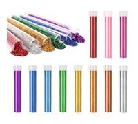Dreamil Set di 11 glitter per bambini, in polvere glitterata, con brillantini, per fai da te, per unghie, feste, trucchi, feste, festival, decorazioni