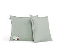 DREAMIN*101 - Cuscini per Divano e Letto Arredo 50x50 con Imbottitura 100% Piumette e 2 Federe Cuscino Tessuto Idrorepellente Smacchiabile, Sfoderabili con Zip, Cuscino Letto e Divano Arredamento Casa