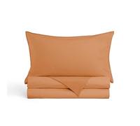 DREAMIN*101 - Set Copripiumino Una Piazza e Mezza Cotone Percalle Morbido Ipoallergenico Traspirante, 1 Sacco Copri Piumino 200x230 + Federa Cuscino Letto 50x80, Parure Copripiumino Piumone 4 Stagioni