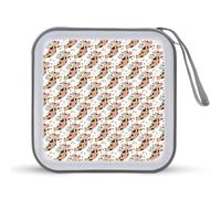 Dreaming Cow Pattern Funny CD Case Holder Organizer 40 Capacità DVD Collection Storage Bag Wallet Book per Auto Casa Viaggi