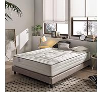 Dreaming Kamahaus Materasso Grand ViscoGel Hotel viscoelastico, Memory Foam Gel espanso Poliestere, Bianco, 70 x 190