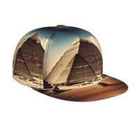 Dreaming of The Pyramids of Khufu Berretto da baseball alla moda a tesa piatta, adatto per tutte le stagioni, una buona scelta per correre e viaggiare, nero, taglia unica