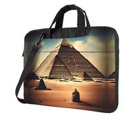 Dreaming of the Pyramids of Khufu Borsa per computer portatile, borsa a tracolla multifunzionale, borsa messenger da 14,96 pollici, borsa a tracolla