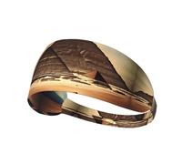 Dreaming of The Pyramids of Khufu, fascia elastica sportiva, unisex, morbida e traspirante, ad assorbimento rapido, in poliestere