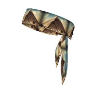 Dreaming of the Pyramids of Khufu Sports Head Tie - Fascia per la testa, comoda, traspirante, alla moda, unisex, adatta per corsa, yoga, fitness e altri sport.