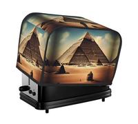 Dreaming of the Pyramids of Khufu Toaster cover, adatto per ampio design a fessura, con borsa portaoggetti laterale, facile da pulire, antipolvere, adatto per la cucina.