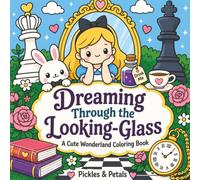 Dreaming Through the Looking Glass: A Cute Wonderland Coloring Book