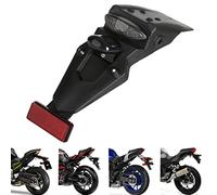 DREAMIZER 12V LED Moto Parafango Posteriore Coda Freno Luce di Arresto Luce Targa Riflettore Universale per Motocross ITV Off-Road Street Bike Dirt Bike Pit Bike TZR 50 HM 50 XR 400
