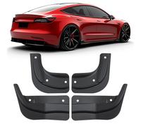 DREAMIZER Parafanghi Paraspruzzi Aggiornati per Tesla Model 3 2024 Protezione dai sedimenti del veicolo Nessuna perforazione Nessun nastro Parafanghi Protezione, 4 Pezzi