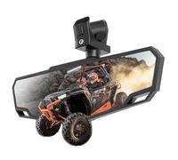 DREAMIZER Specchietto Retrovisore UTV, Specchietto Retrovisore Centrale SXS con roll-bar rotondi da 1,5"-2", Compatibile con Polaris RZR Pioneer Can Am Maverick X3 Kawasaki Teryx Arctic Cat Wildcat