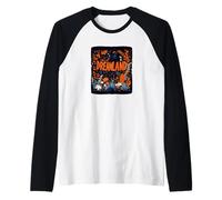 Dreamland aspetta un dolce outfit magico notturno Maglia con Maniche Raglan