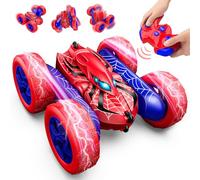 Dreamlandia Macchina Telecomandata per Bambini con Luce, 2,4GHz, Rotazione a 360°, Monster Truck 4X4 Giochi Esterno, Regalo per Ragazzi 3-12 Anni, Auto Radiocomandata Giocattoli per Natale Compleanno