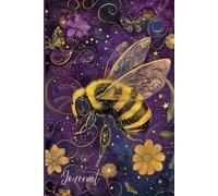 Dreamlight Bee Journal: A Dreamy Notebook Featuring a Realistic Swirled Bumble Bee with Fireflies, Flowers, Stars, and a Purple Surreal Background - ... Writing, Reflection, and Art Inspiration