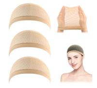 Dreamlover Retina per Capelli, Calotte per Parrucche, Cuffia per Parrucche, Nudo, 3 Pezzi